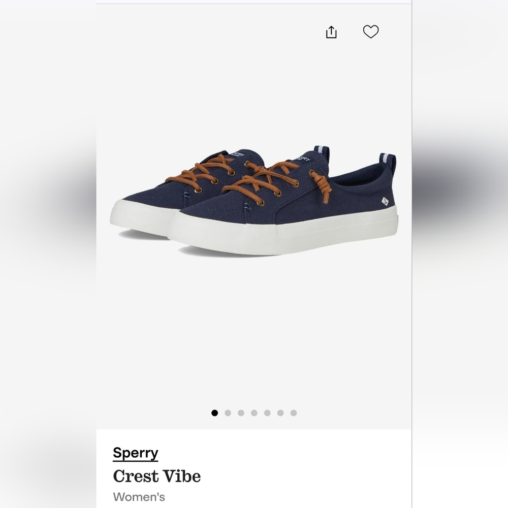 Sperry Women's Navy Crest Vibe Sneakers